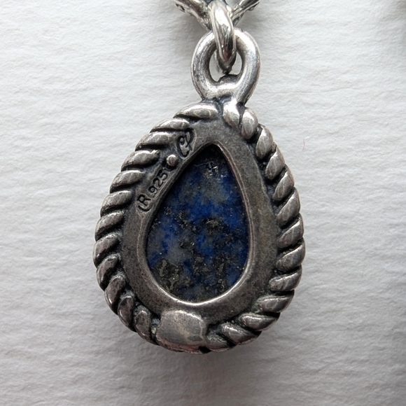 Novica Lapis Lazuli and Sterling Silver Earrings - Picture 5 of 6